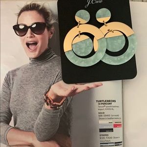 TORTOISE DOUBLE-DISC EARRINGS